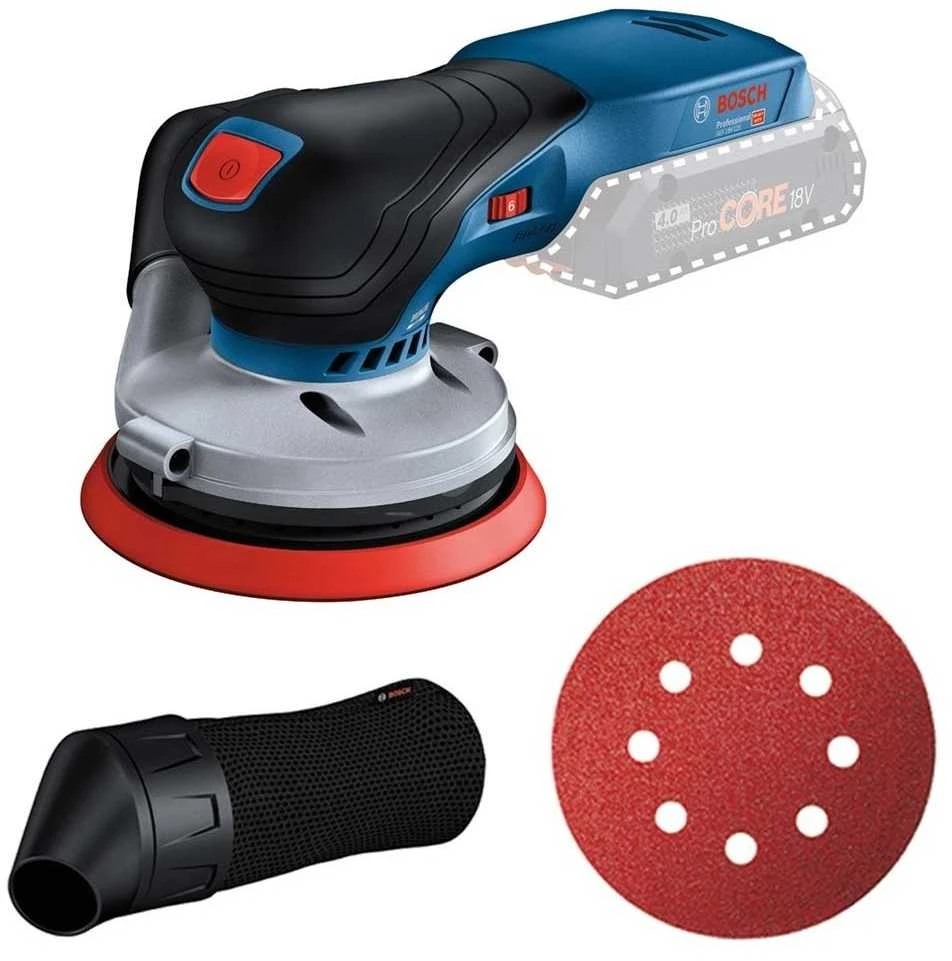 Bosch Ekscentrinis šlifuoklis GEX 18V-125, be akumuliatoriaus ir kroviklio