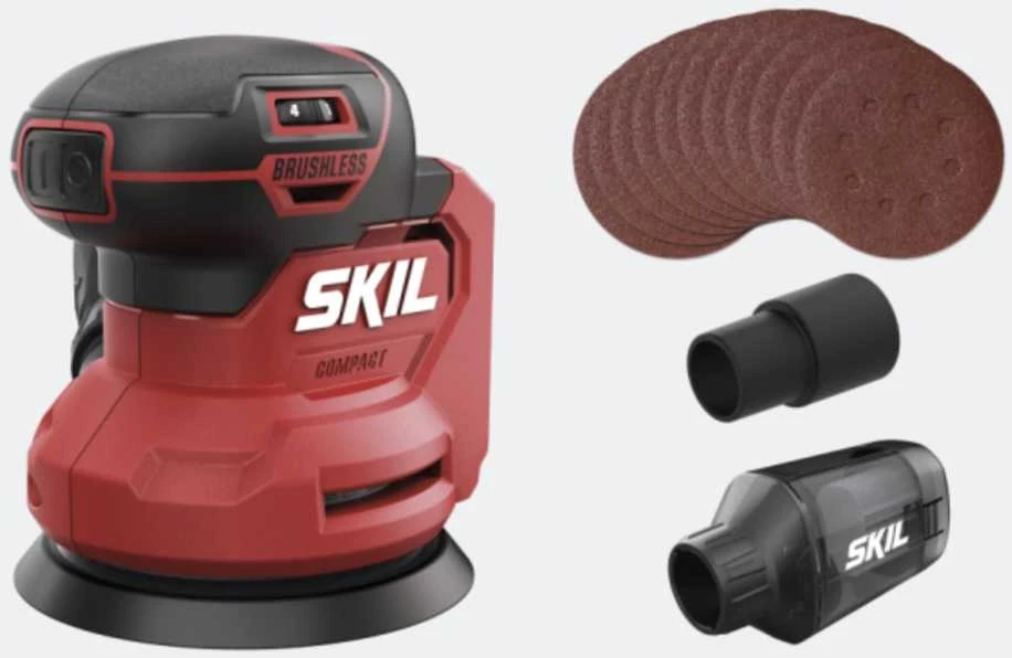 Skil Red Skil_Red Akumuliatorinis ekscentrinis šlifuoklis Skil 3751CA, 20 V
