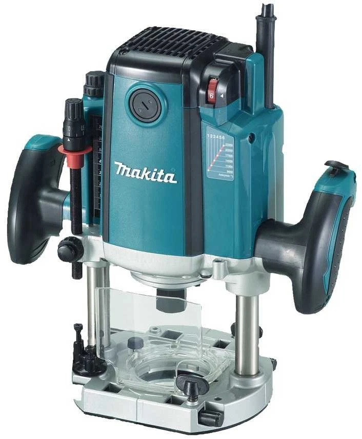 Makita RP2303FC07 Vertikali freza 2100 W 6, 8, 12 mm, 9000-23000 min-1, 6,2kg, MAKPACK