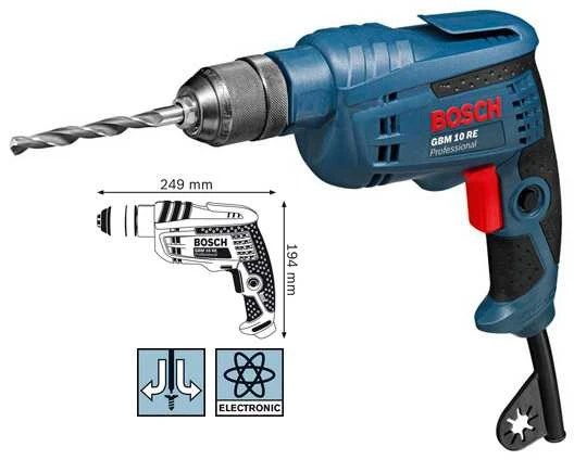Bosch gręžtuvas GBM 10 RE