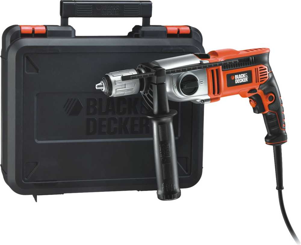 Black & Decker Drill Juodas & Decker KR911K-QS
