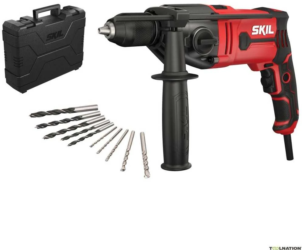Skil 6745 GA grąžtas 3200 RPM Beraktė 2,6kg Juoda, Raudona