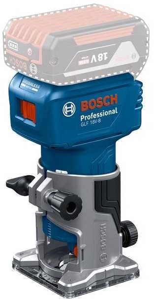Freza Bosch GLF 18V-8 Professional; 18 V (be akumuliatoriaus ir pakrovėjo)