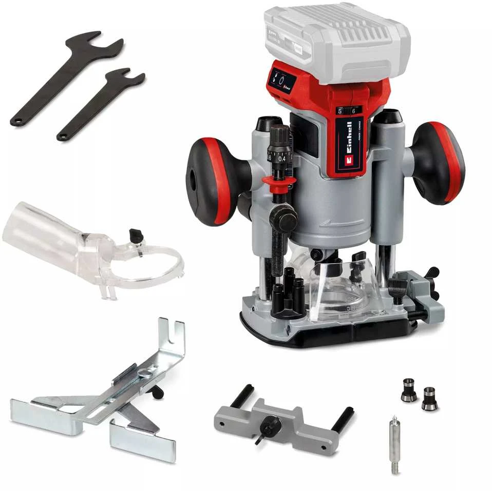Einhell TP-RO 18 Li BL freza su priedų komplektu