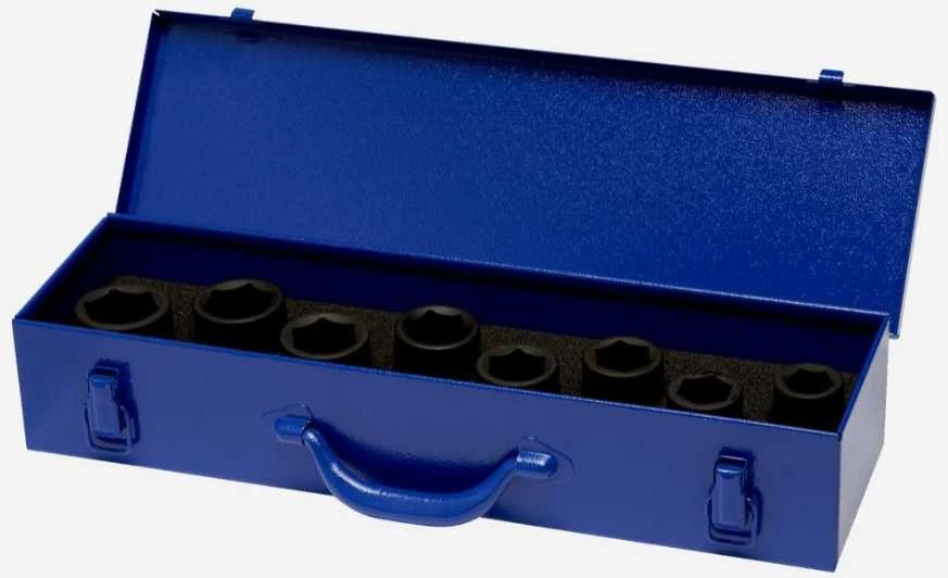 Šešiakampių smūginių lizdų rinkinys 8vnt 24-38mm 3/4" Irimo