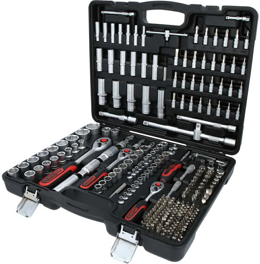 255 dalių terkšlių ir galvučių rinkinys KS TOOLS 917.0255