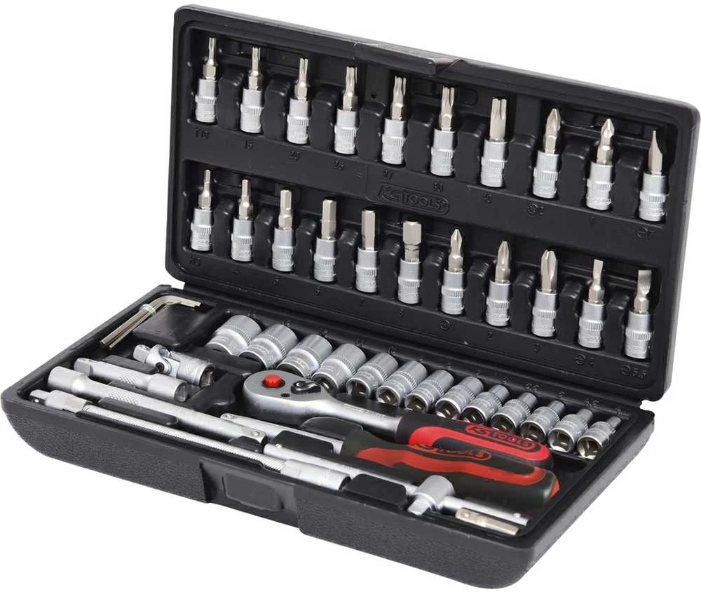 Galvučių komplektas 1/4" 48-vnt CLASSIC, KS Tools
