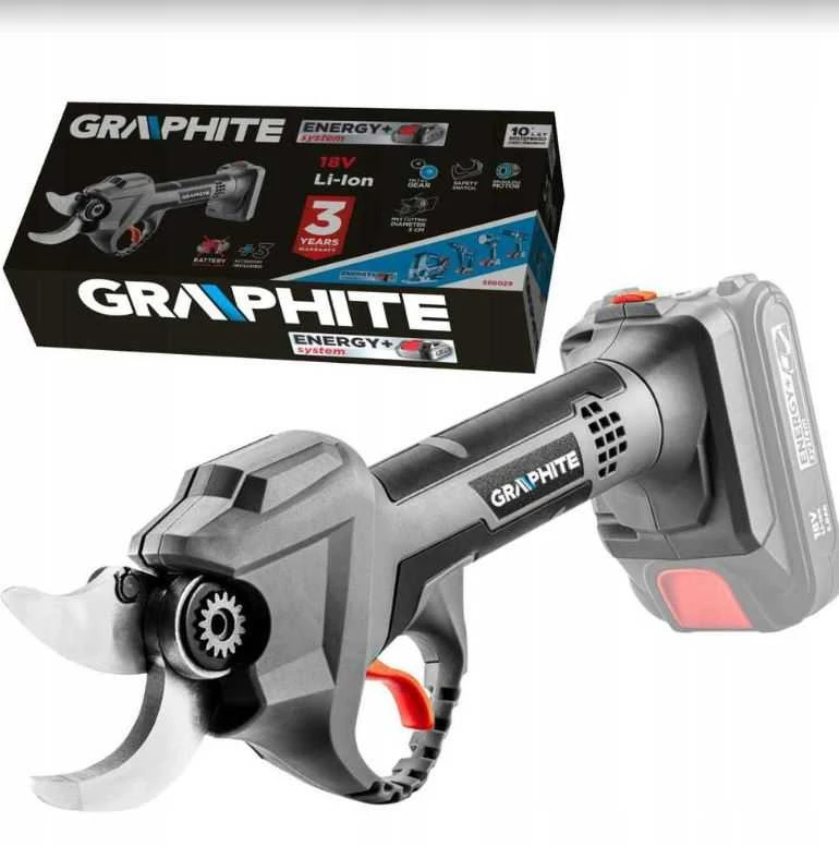 Graphite akumuliatorinis sekatorius 58G029 be akumuliatoraus ir kroviklio