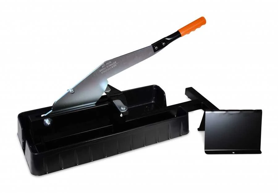 Edma STRATICUT 230mm giljotina, laminato bei vinilo grindų dangai pjauti, su atliekų surinktuvu