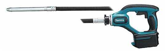 Makita DVR350Z Akumuliatorinis giluminis vibratorius, 18 V, 800 mm, Be akumuliatorių ir kroviklio!