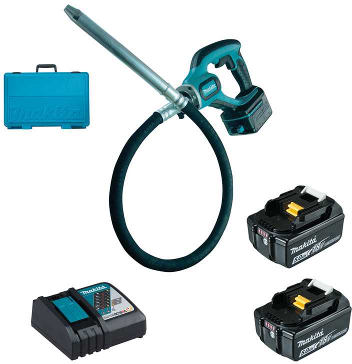MAKITA BETONAS STORTAS 18V 2 x 5,0Ah LI-ION 120cm DVR450RTE