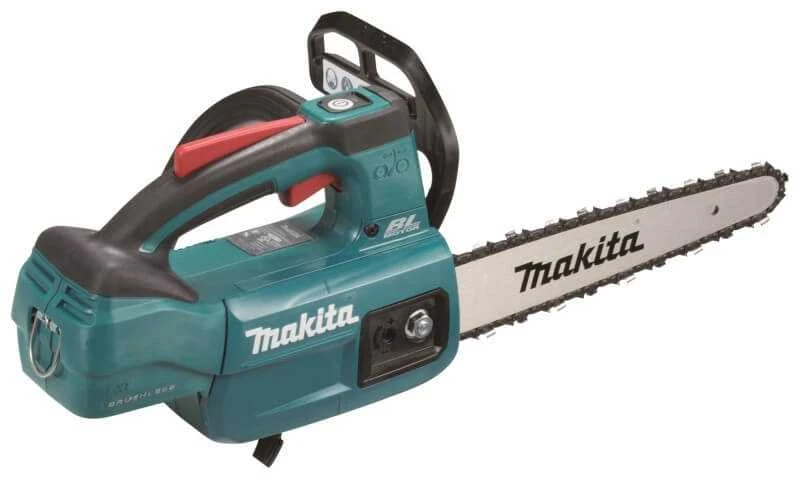Makita DUC254CZ Akumuliatorinis grandininis pjūklas, 18 V, BL variklis, 250 mm (drožimo juosta), 24 m/s, be akumuliatoriaus ir krovikli