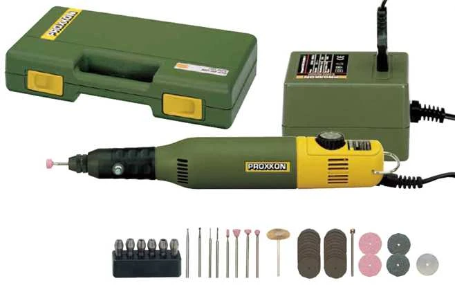 Graviravimo rinkinys su PROXXON MICROMOT 60/E 12V