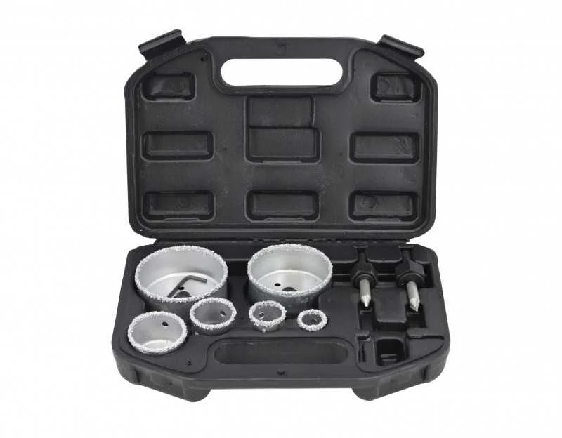 Grąžtas AW-Tools AWTOOLS Rinkinys TONGFRAME ANDARA STIKLINIMUI 9 vnt. 22-73 mm
