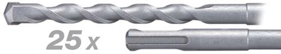 Grąžtas Betono grąžtai MAKITA SDS+ 8x160mm, 25vnt.