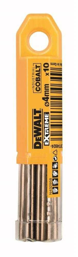 Grąžtas DEWALT grąžtai KOBALTOWE DO METALU 4,0mm 10vnt.