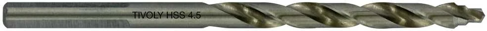 Tivoly Metalo grąžtas 4.5x80mm, "Smart Point" pakopinis antgalis - 5vnt