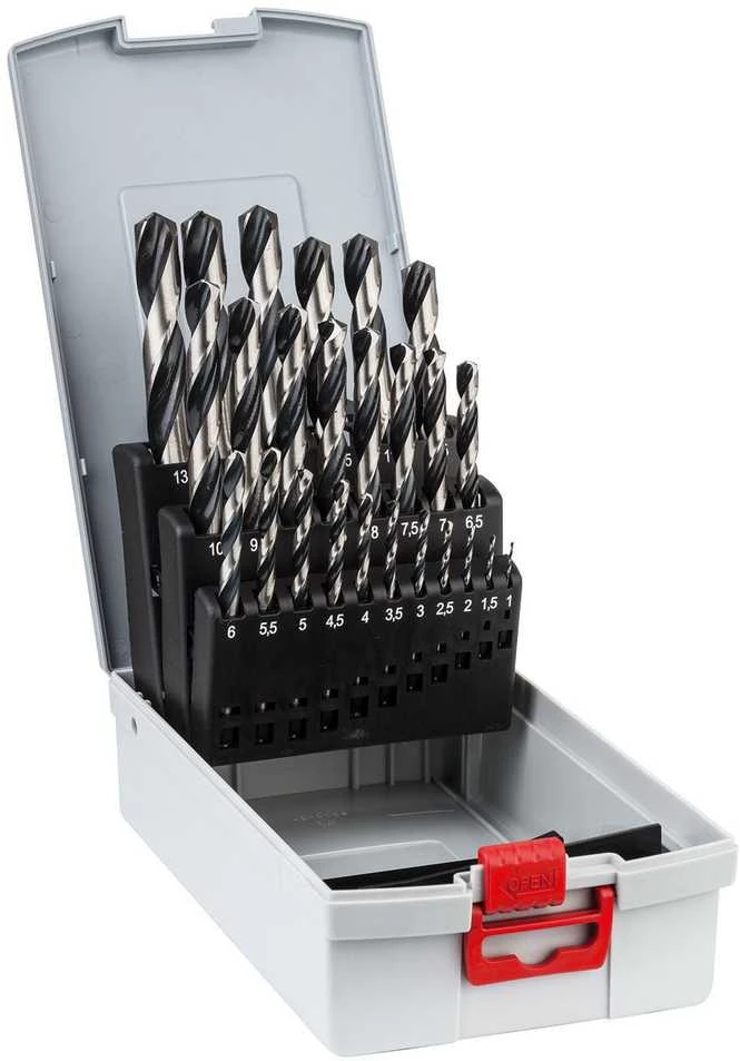 HSS Spiralinis grąžtas "PointTeQ" 25 dalių, "ProBox" 1–13 mm