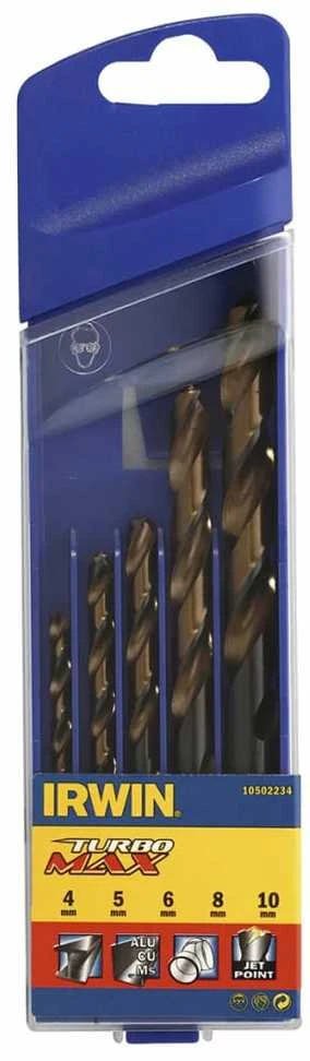 Grąžtas Irwin Grąžtų rinkinys Turbomax 4-10 mm 5 vnt