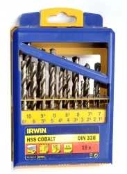 Grąžtas Stanley Grąžtų rinkinys HSS Cobalt 1-10 mm 19 vnt