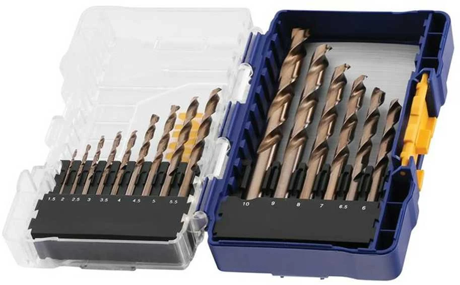 Grąžtas Stanley Irwin Grąžtų rinkinys HSS Cobalt 1.5-10 mm 19 vnt.