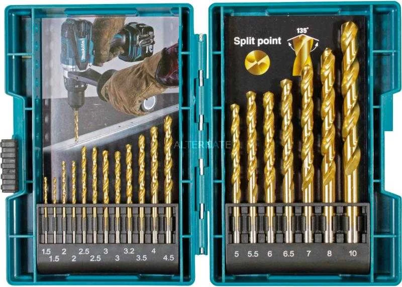 Grąžtas Grąžtų komplektas metalui Makita B-67795; 19 vnt.