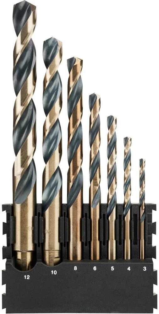 Grąžtas Grąžtų rinkinys DeWalt DT70829-QZ; 3-12 mm; 7 vnt.