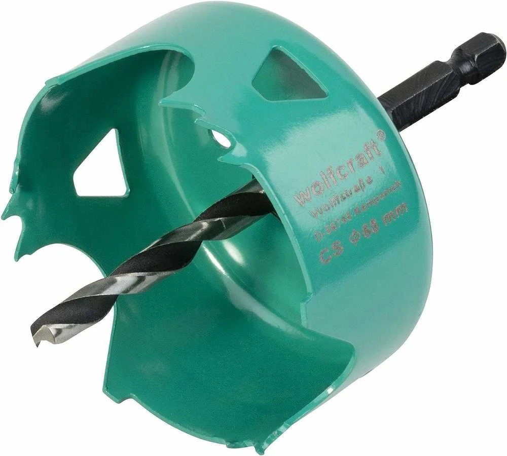 Grąžtas Gręžimo karūna Wolfcraft 5968000; 68 mm