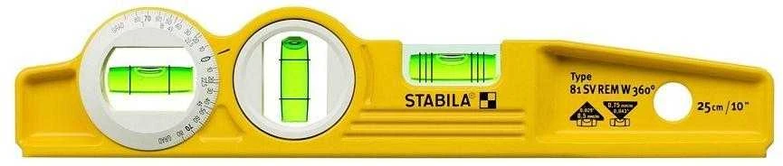 Gulsčiukas magnetinis 81 SV REM W360, Stabila