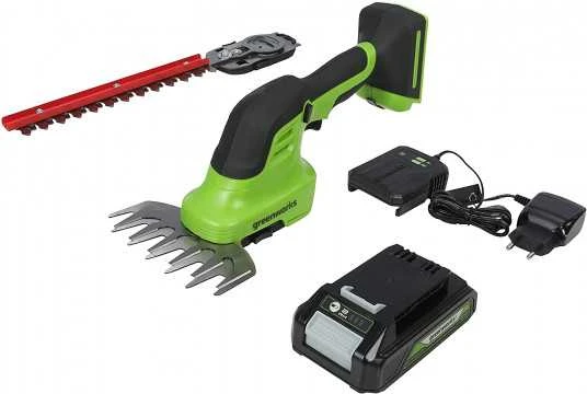 Greenworks G24SHTK2 akumuliatorinės gyvatvorių žirklės