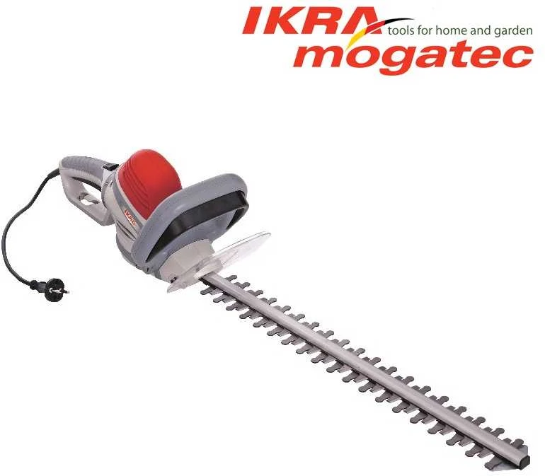 Ikra elektrinės gyvatvorių žirklės 650 W, 55 cm pjovimo ilgis, IHS 650