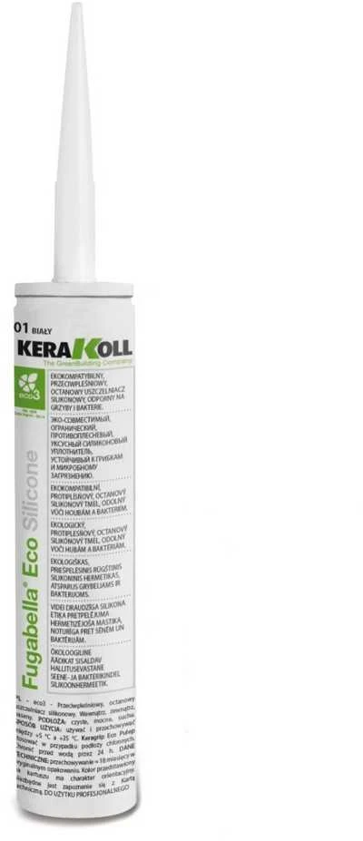 Kerakoll Silicone Fugabella Eco 08 bagama beige, 310 ml hermetikas silikoninis antipelesinis