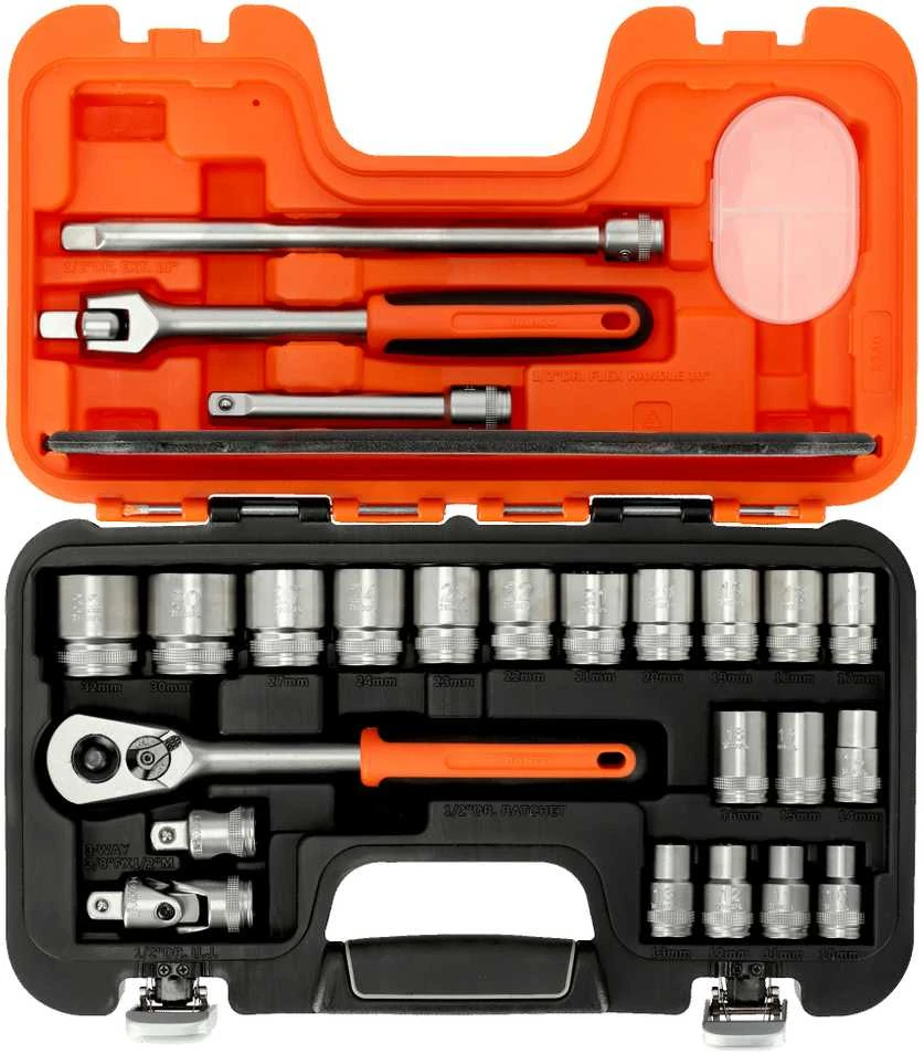 Bahco Galvučių rinkinys 1/2" - 24vnt.