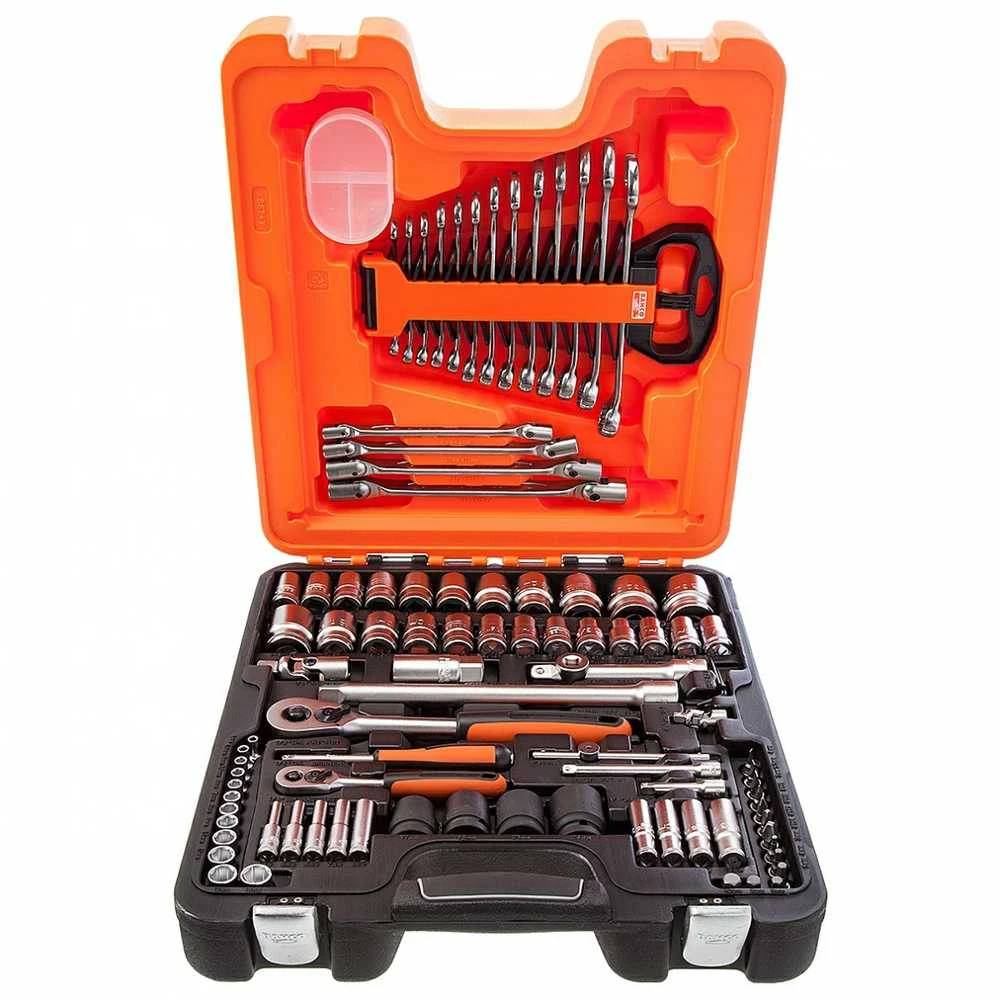 Bahco Galvučių, priedų ir raktų rinkinys 1/2" ir 1/4" 94 vnt