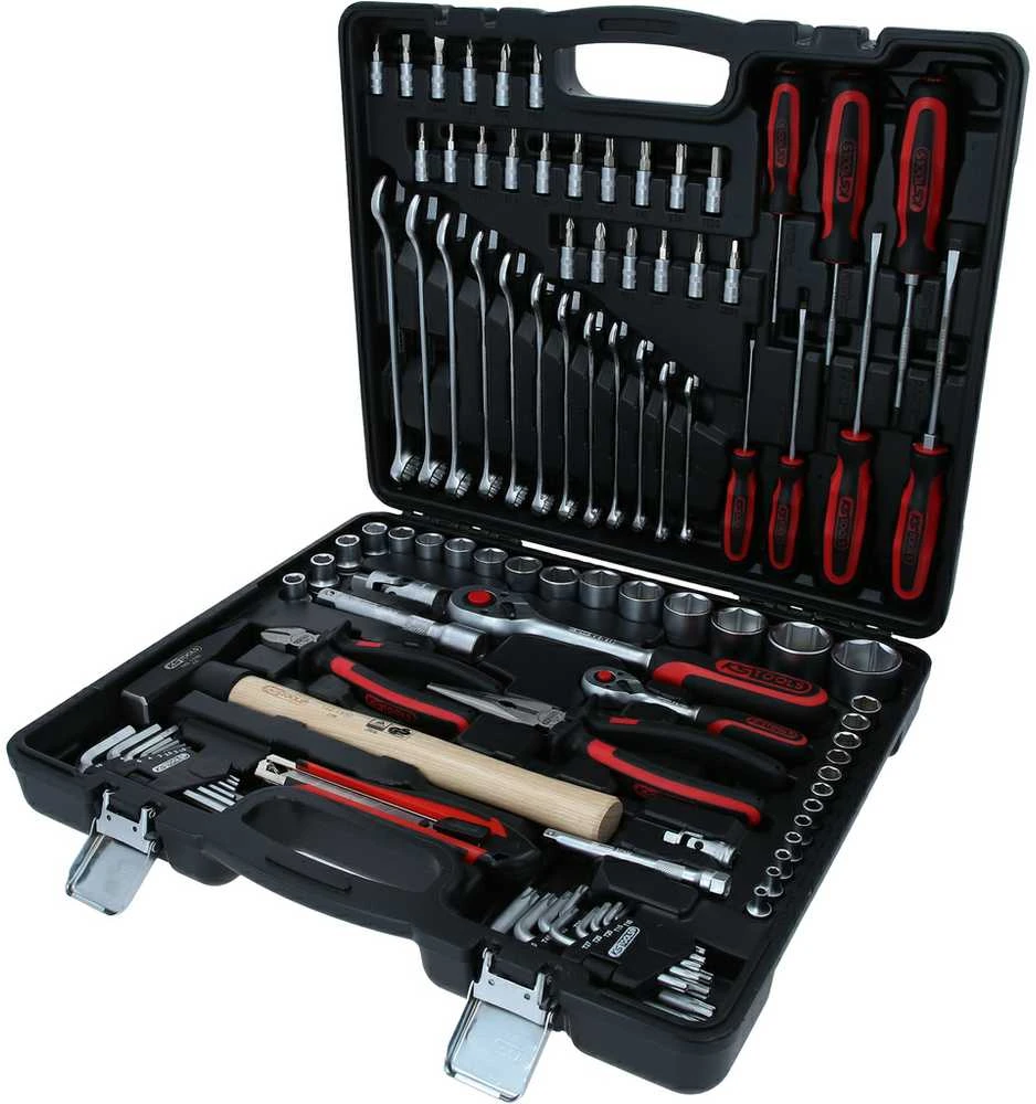 1/4"+1/2" universalus įrankių komplektas 97pcs, KS Tools