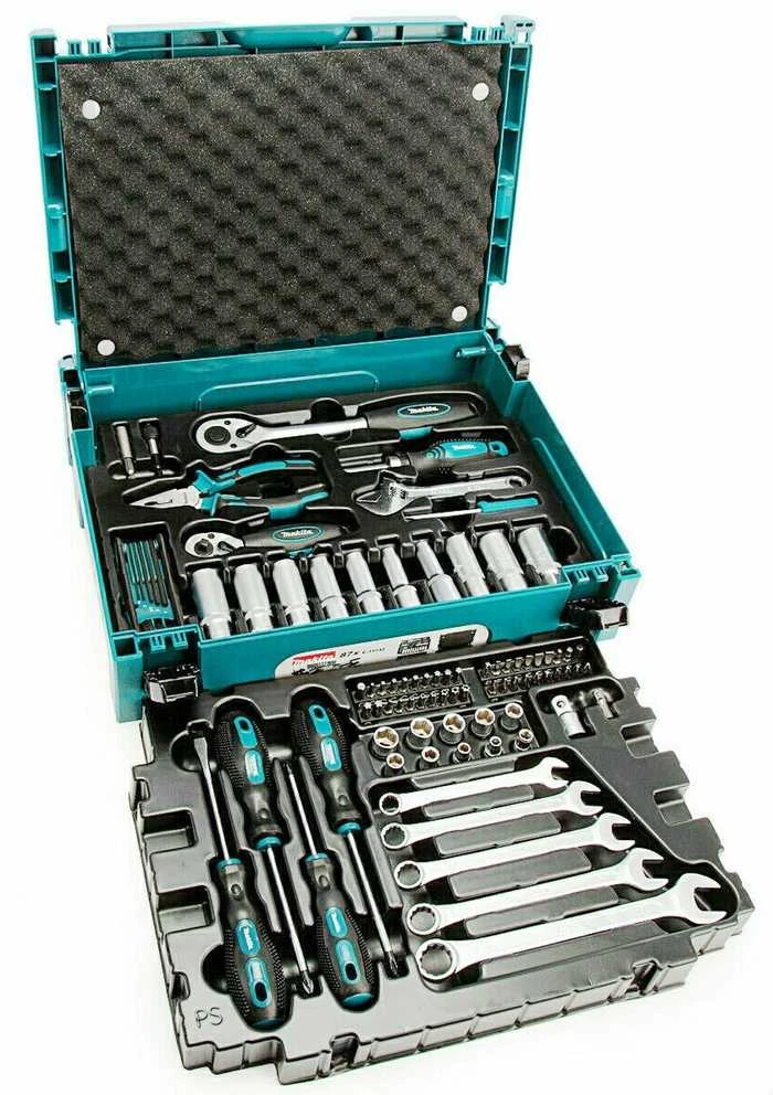 Makita E-11542 RANKINIŲ ĮRANKIŲ RINKINYS (87VNT. )