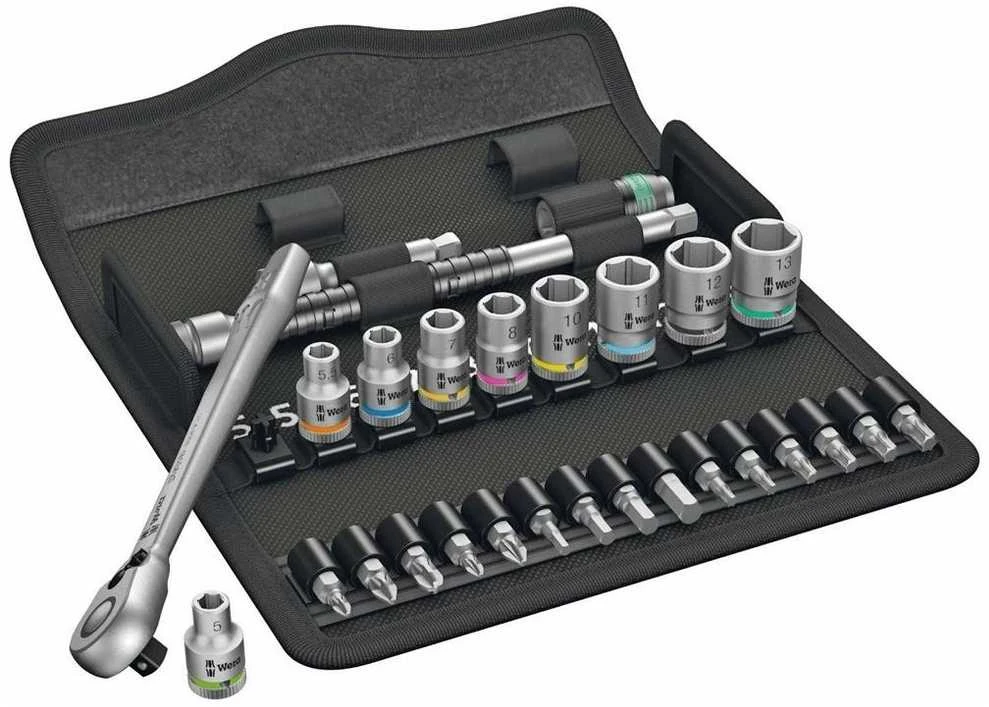 Wera Zyklop 8100 SA 8 - Schraubendreher und Bit-Steckschlüsselsatz Set