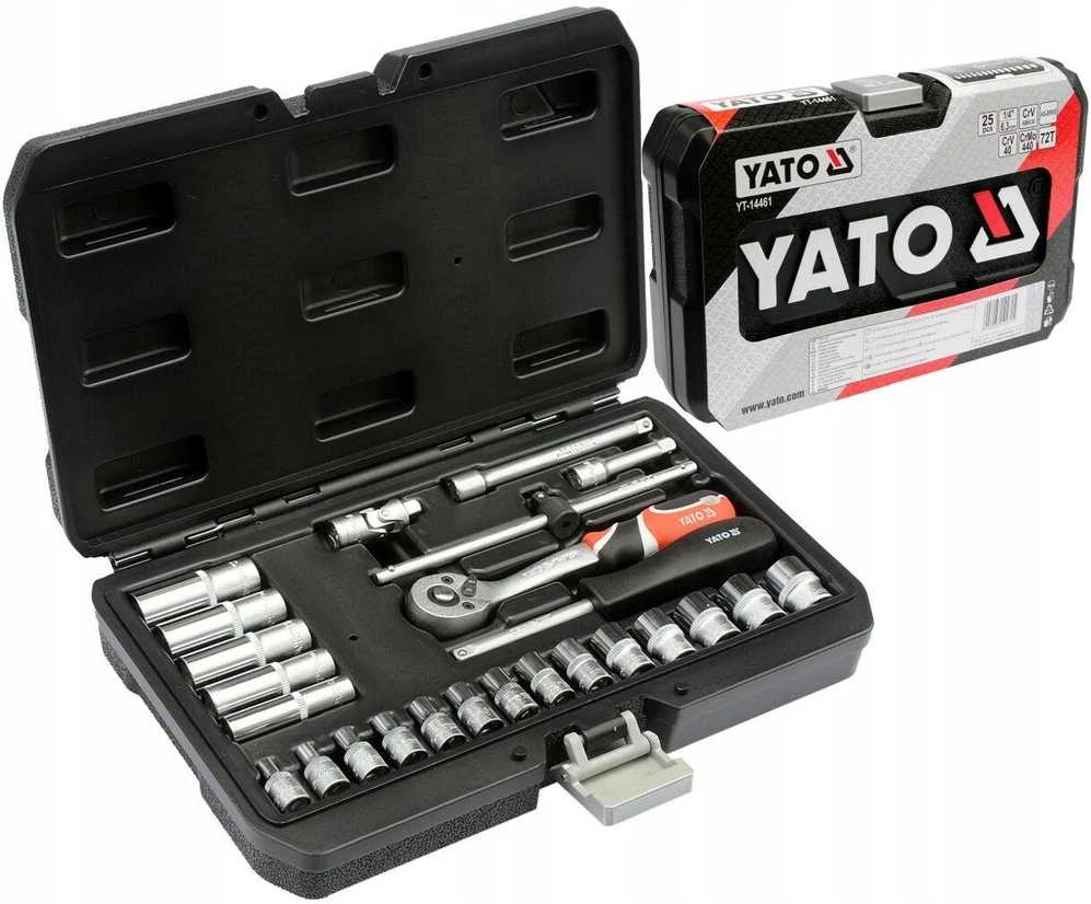 YATO Rinkinys KLUCZY 1/4" 25 vnt. 14461
