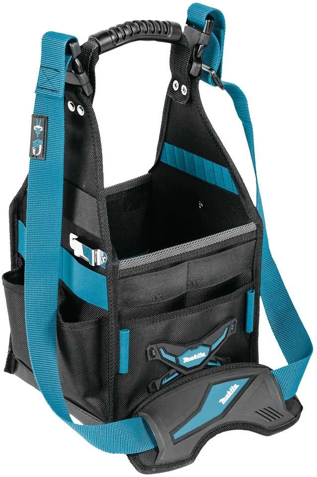 Makita E-05480 Surtvirtintas 4-jų skyrių, universalus, atviras keturkampis krepšys įrankiams.