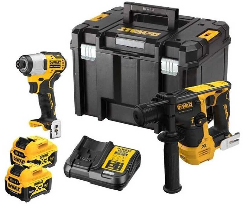 DeWalt 18V įrankių komplektas lagamine