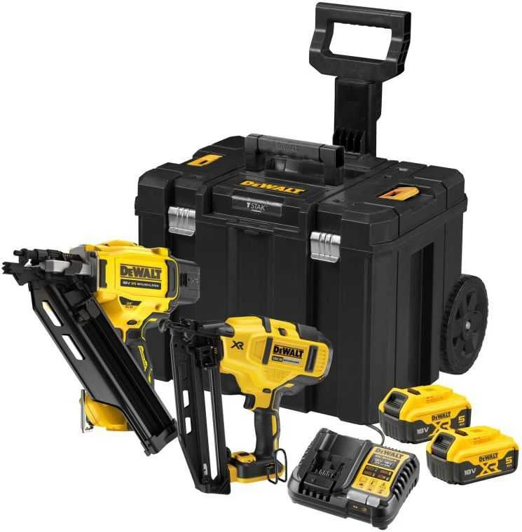 Įrankių rinkinys DeWalt DCK246P2T-QW (DCN660 + DCN930); 18 V; 2x5,0 Ah akum.