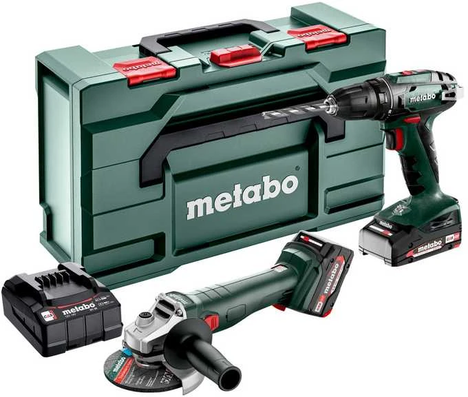 Metabo įrankių rinkinys su lagaminu ir priedais