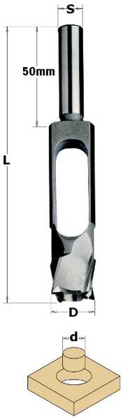 Išpjaunamoji kaiščių freza CMT 529.300.31; D=30 mm, RH