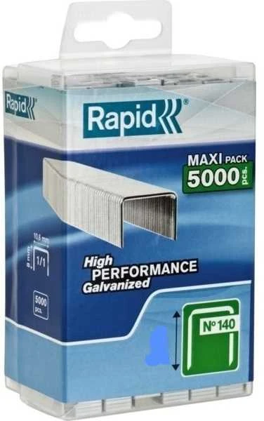 Rapid Kabės Nr140 10mm 5000 vnt plastikinė dėžutė