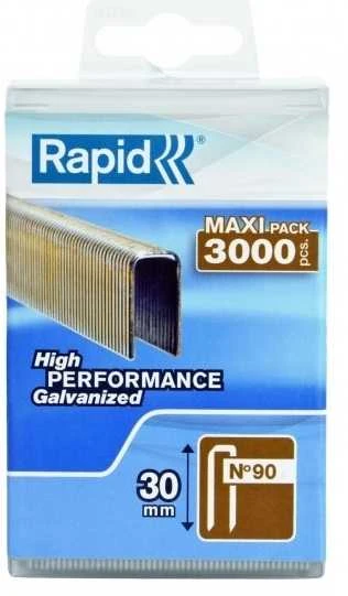 90/30mm 3M Kabės Rapid PP Box Tinka Rapid Airtac PBS 151 3000 vnt