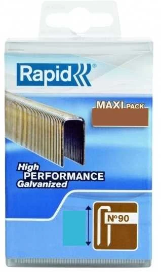 Kabės 90/40 1500vnt, plastikinėje dėžutėje, Rapid
