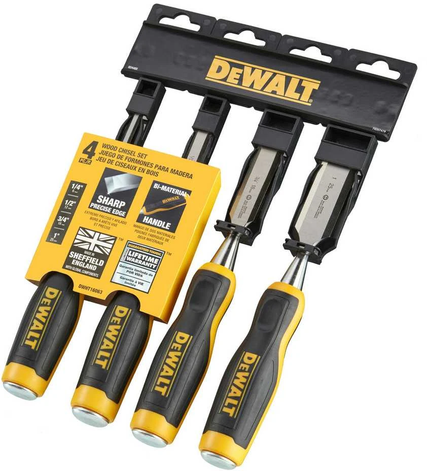 Kaltų rinkinys medienai DeWalt DWHT0-16063; 4 vnt.