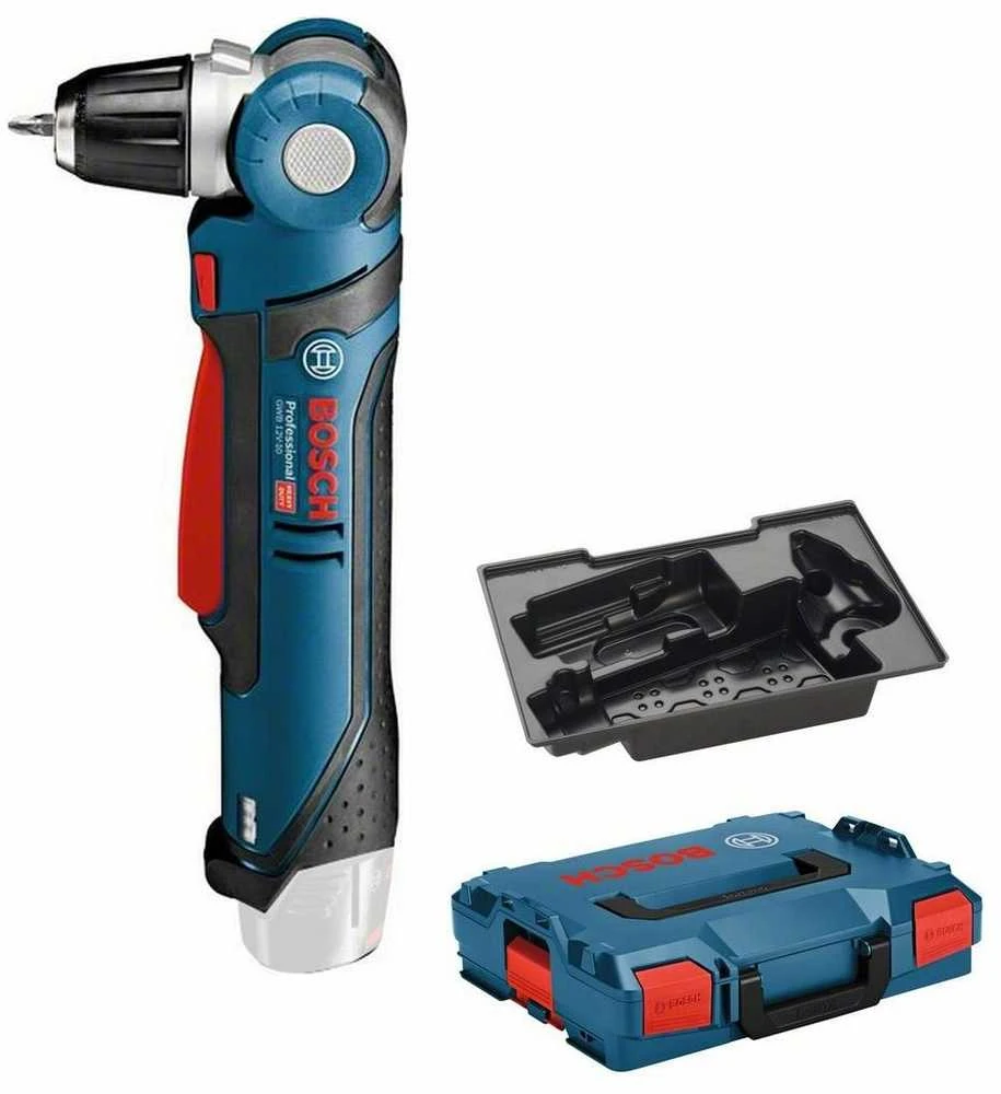 Bosch Akumuliatorinis kampinis gręžtuvas GWB 12V-10, be akumuliatorių ir kroviklio