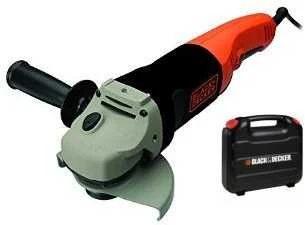 Black & Decker Juodas + DECKER KAMPINIS ŠLIUOTUVAS 125mm 1200W KG1202K