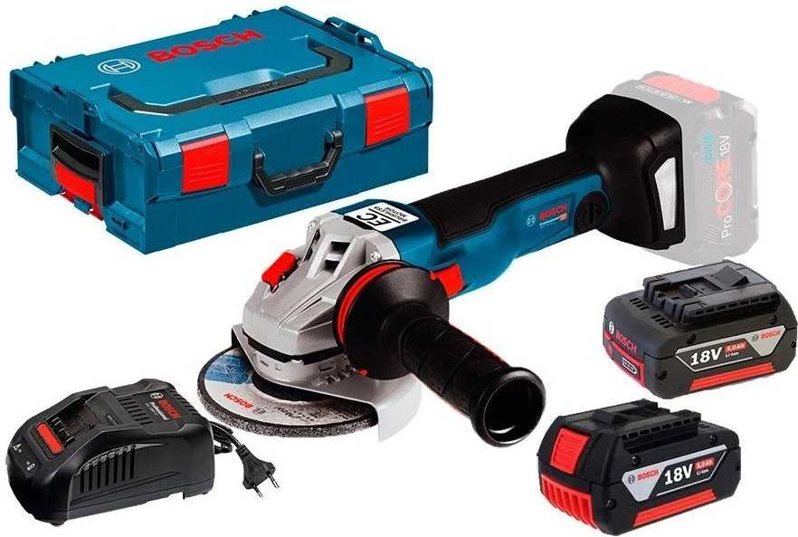 Bosch GWS 18V-10, LB 2x5.0, 18V-40